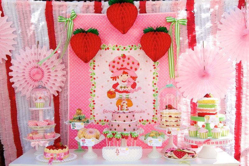 Vintage Strawberry Shortcake 1st Birthday Party
